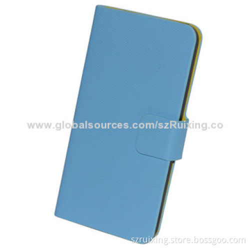 Stock item twill veins leather case for iPhone 5/5S with stand function